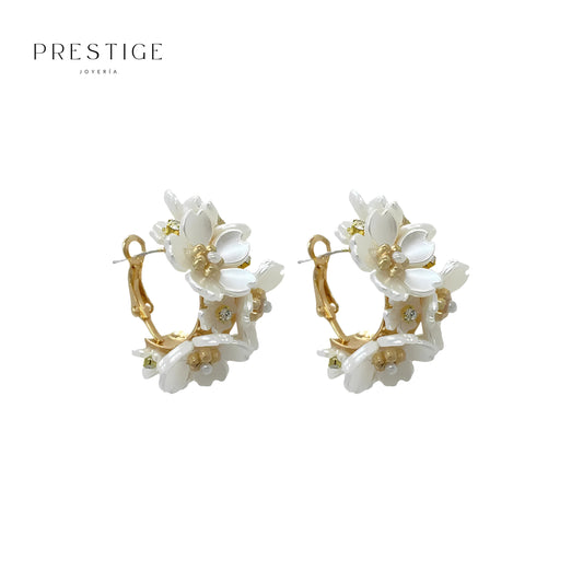 Aretes Pureza Blanca