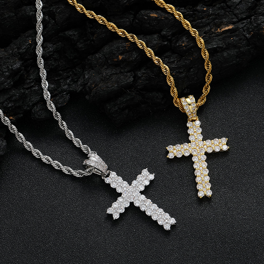 Cadena Cruz Full Ice