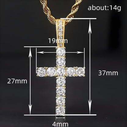 Cadena Cruz Gold Bless