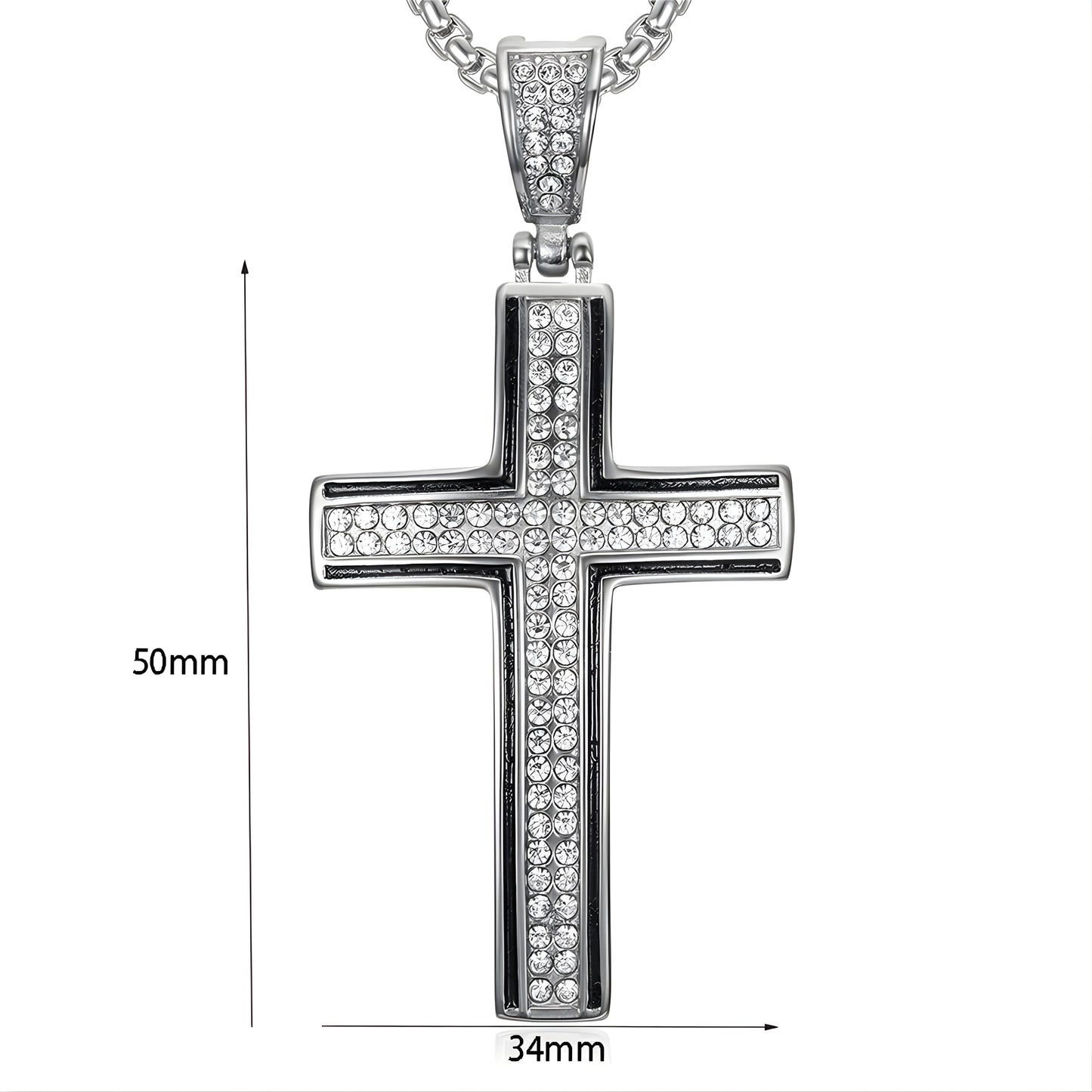 Cadena Cruz Imperial de Lujo