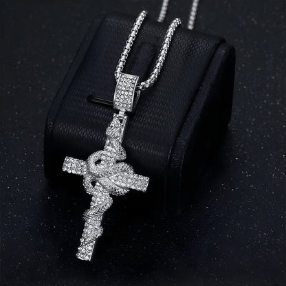 Cadena Cruz Serpiente Imperial