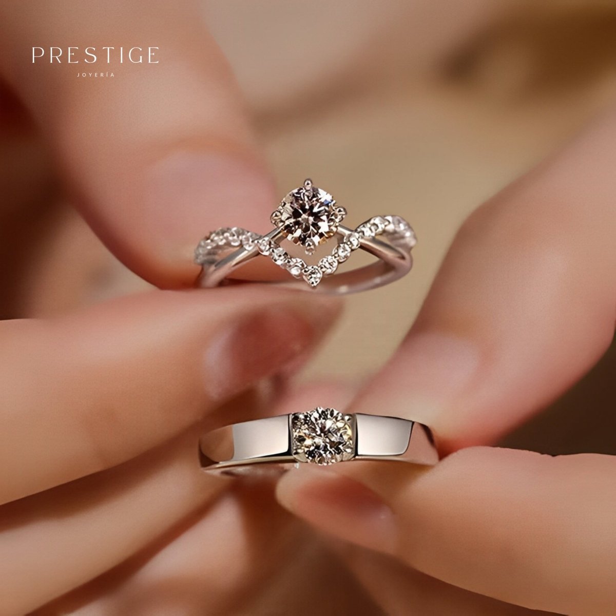 Anillos para Pareja (Ajustable) - Prestige Joyería
