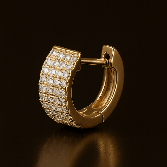 Argolla Golden Aura Baño en Oro 18k - Prestige Joyería