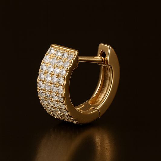 Argolla Golden Aura Plata S925 Chapada en Oro 18k