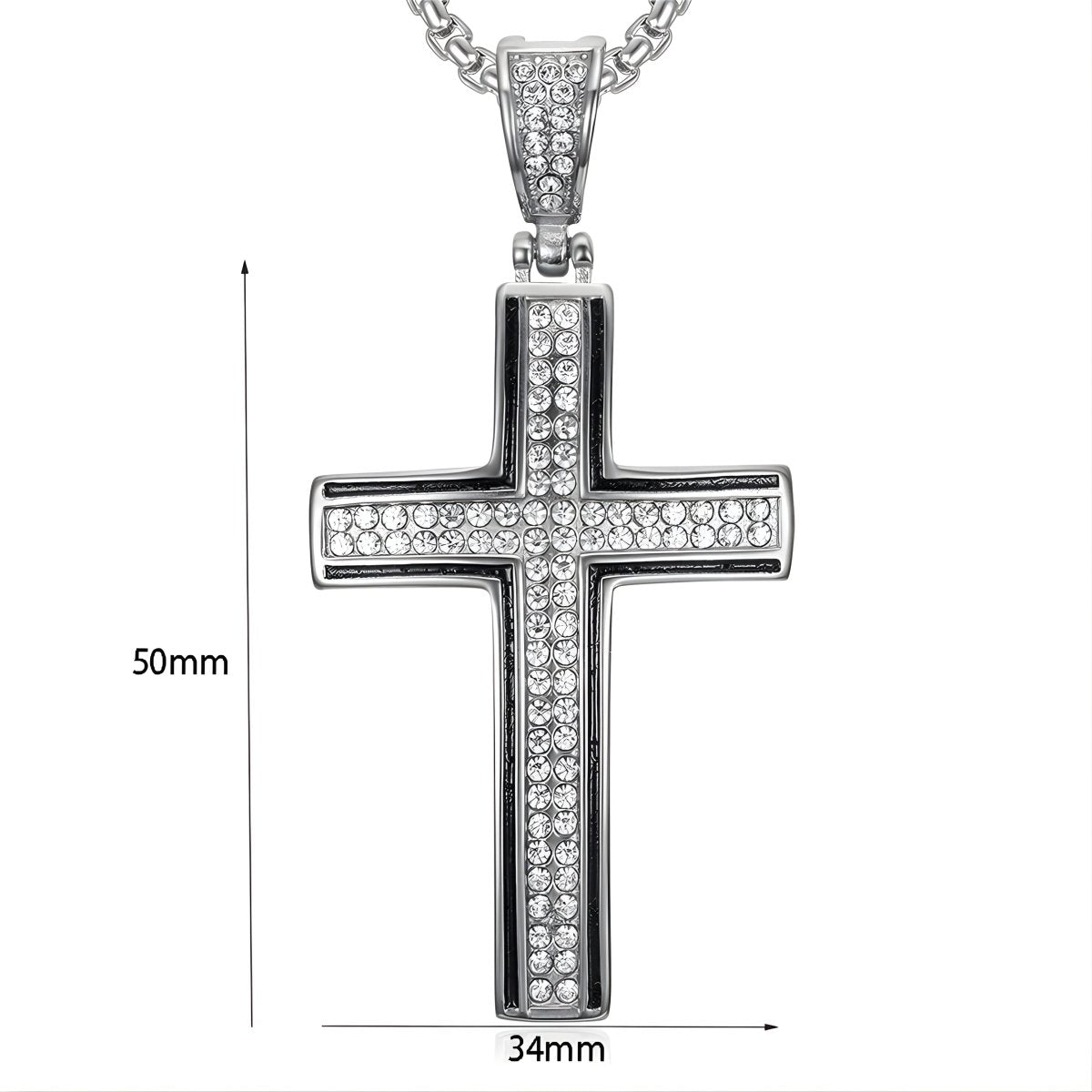 Cadena Cruz Imperial de Lujo - Prestige Joyería