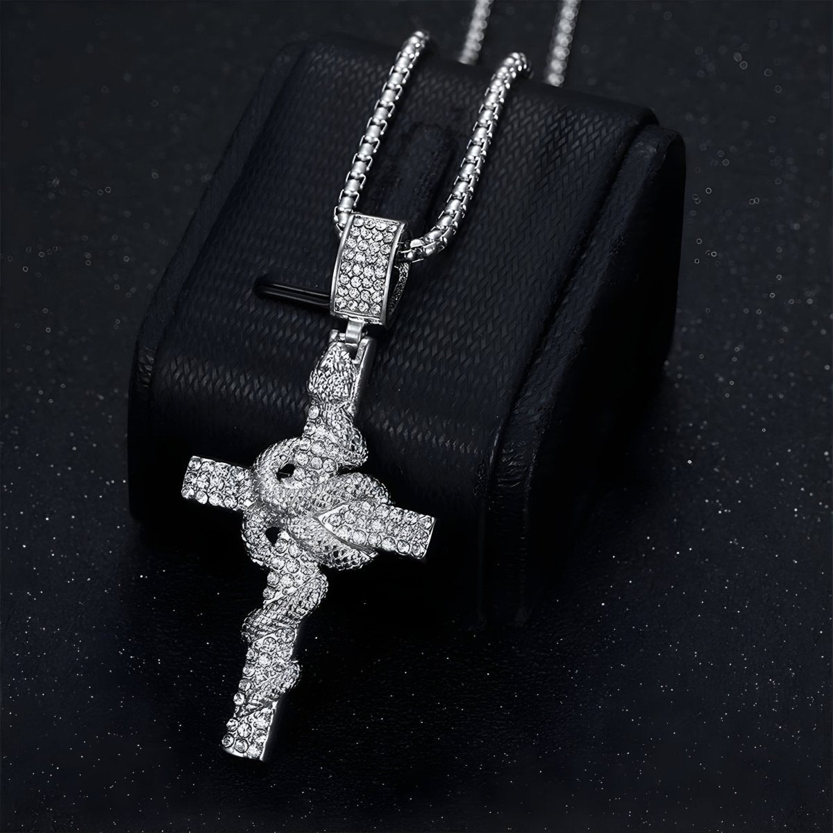 Cadena Cruz Serpiente Imperial - Prestige Joyería