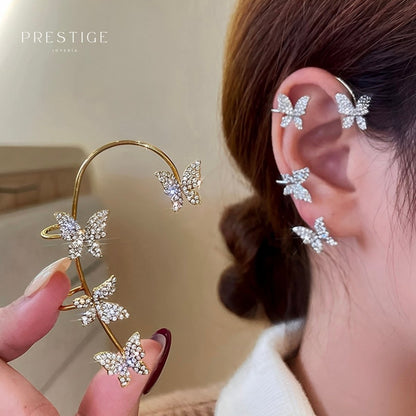 Ear Cuff de Mariposa (Oreja Izquierda) - Prestige Joyería