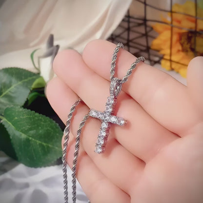 Cadena Cruz Gold Bless