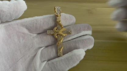 Cadena Cruz Serpiente Imperial