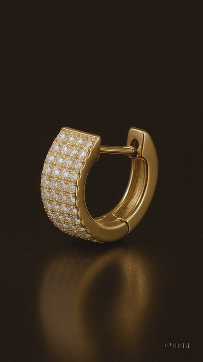 Argolla Golden Aura Plata S925 Chapada en Oro 18k