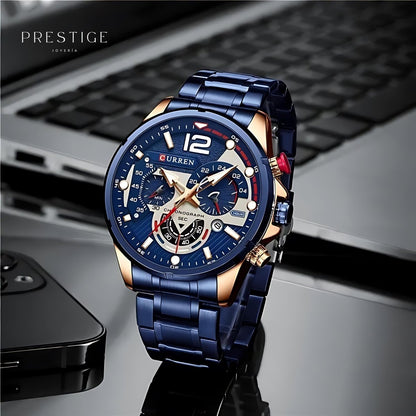 Reloj Curren 8395 Chrono Navy - Prestige Joyería
