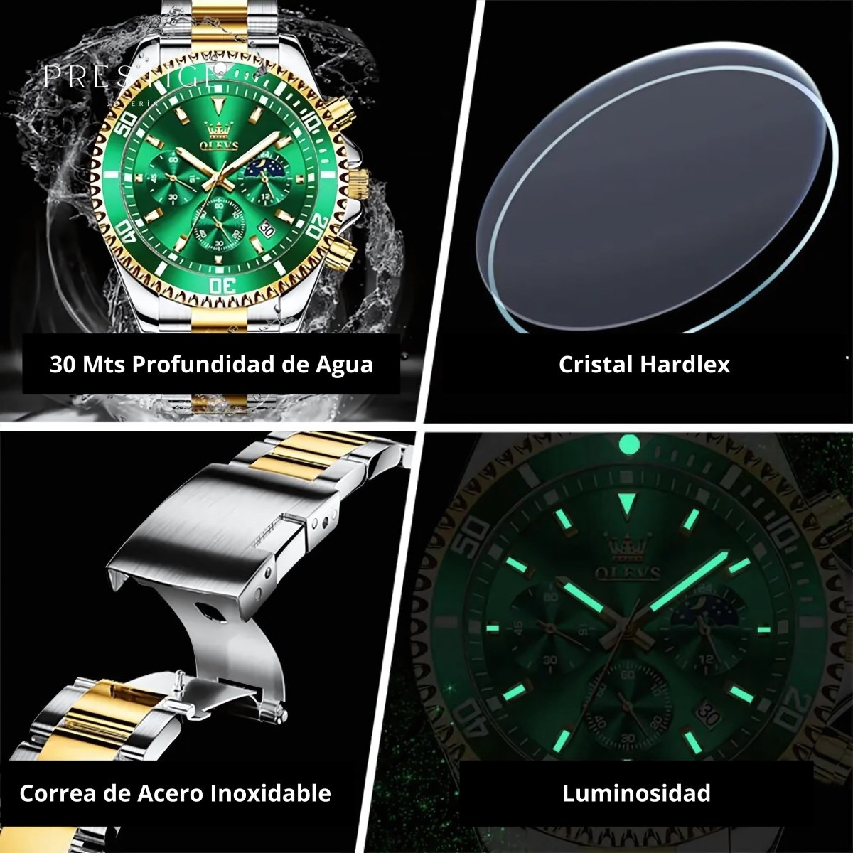 Reloj Olevs 2870 de Lujo - Prestige Joyería