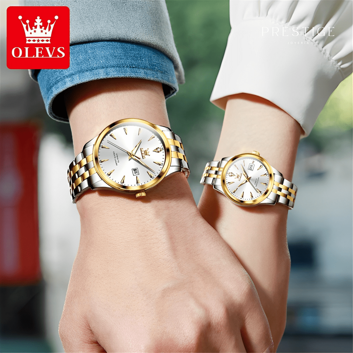Relojes para Pareja Olevs 5598 - Prestige Joyería