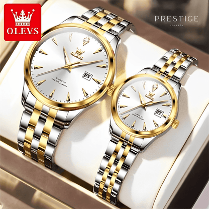 Relojes para Pareja Olevs 5598 - Prestige Joyería