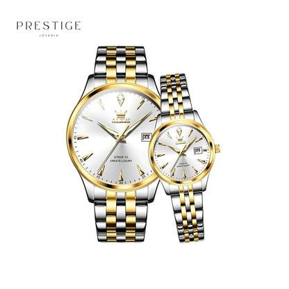 Relojes para Pareja Olevs 5598 - Prestige Joyería