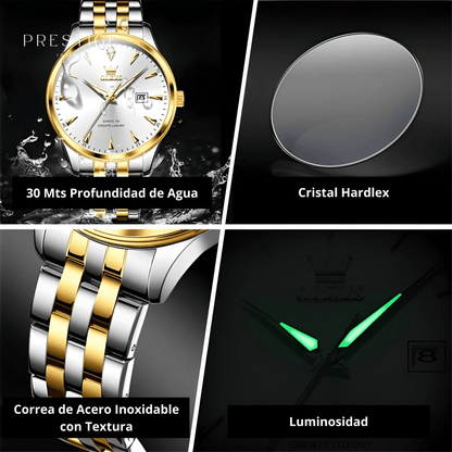 Relojes para Pareja Olevs 5598 - Prestige Joyería
