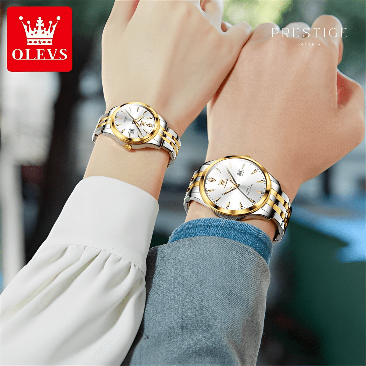Relojes para Pareja Olevs 5598 - Prestige Joyería