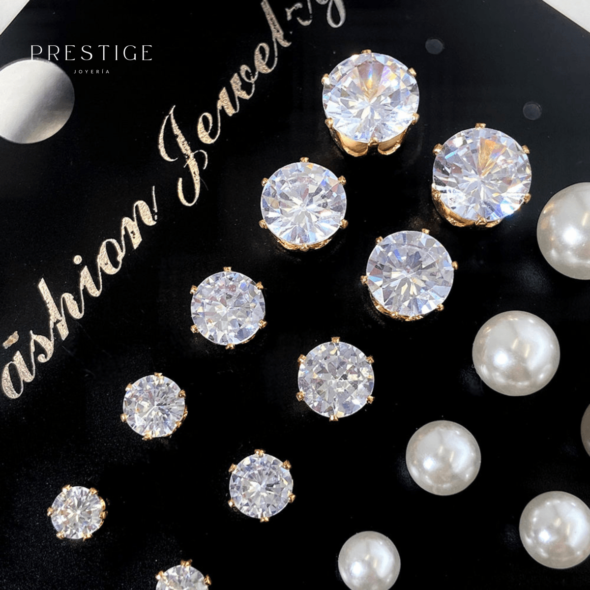 Set 30 Aretes Gold - Prestige Joyería