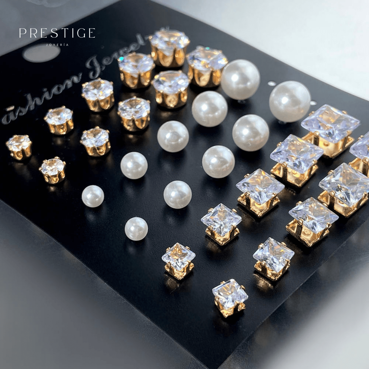 Set 30 Aretes Gold - Prestige Joyería