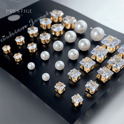 Set 30 Aretes Gold - Prestige Joyería